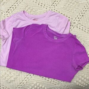 Girls' Purple and Lavender T-Shirt Bundle
